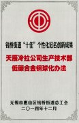 个性化冠名创新成果证书